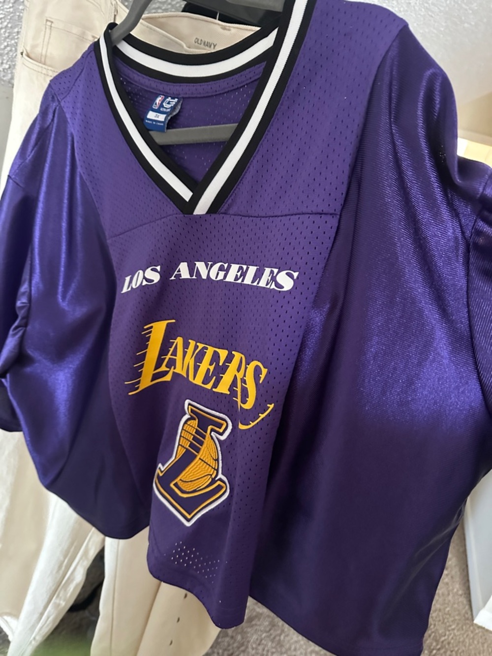 Los Angeles Lakers Purple Mesh NBA Jersey size 3x brand